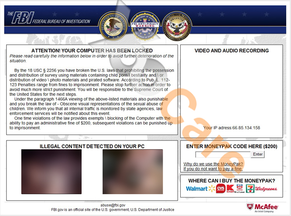 porn site locked up computer says FBI