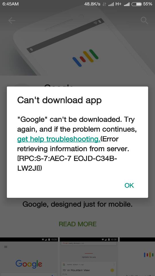 How to Fix Google Play Store Stops Working or can’t Download Apps