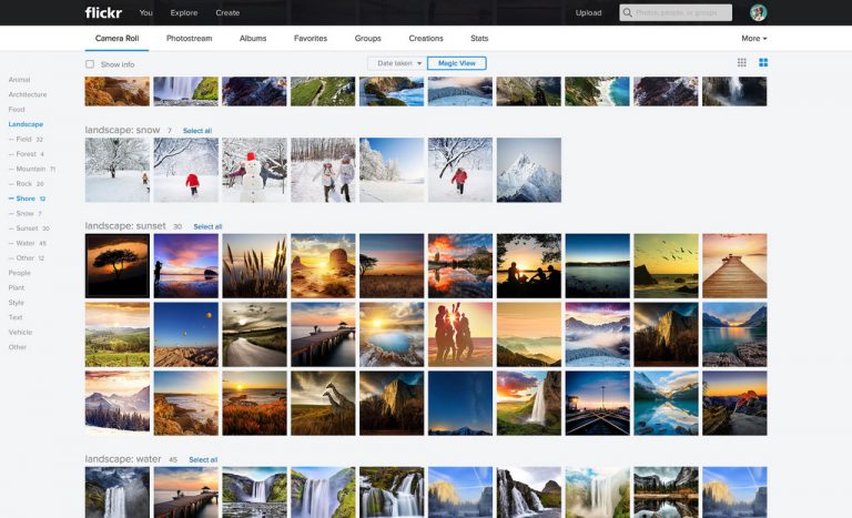 Как смотреть на flickr