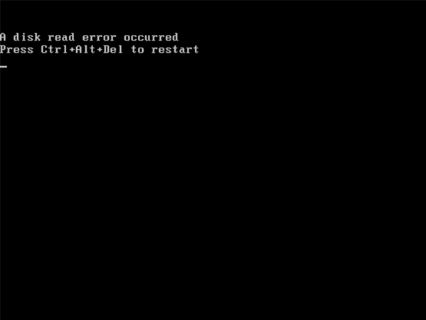 А disk read error occurred press ctrl+alt+del to restart | Пикабу