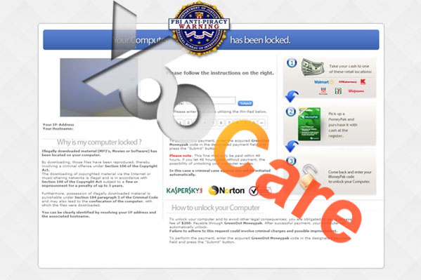 FBI Anti-Piracy Warning Virus