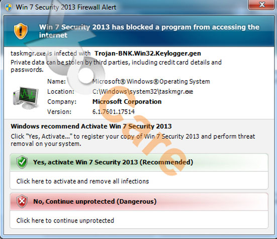 Win-7-Internet-Security-2013-Firewall-Alert