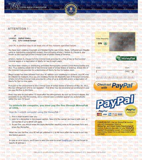 FBI-Paypal-Virus-Scam