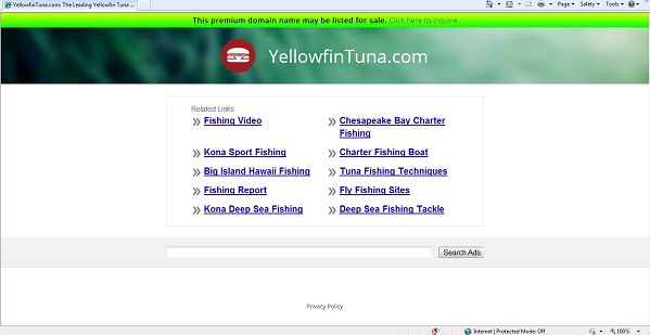 yellowfin tuna redirect