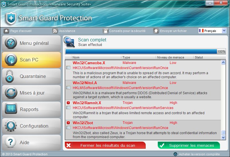 how to remove smart guard protection virus