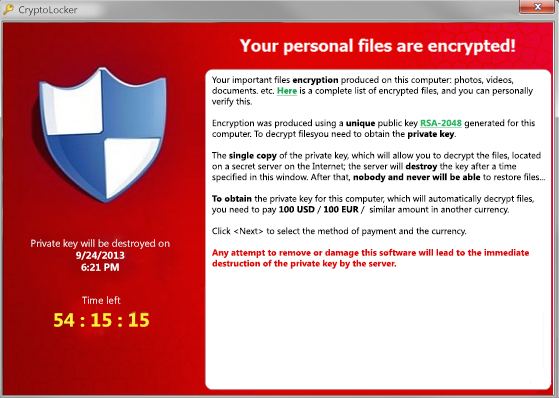 Cryptowall 3.0 Virus Ransomware1