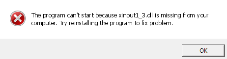 xinput1_3-dllerror