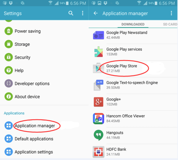 play store clear previously installed apps