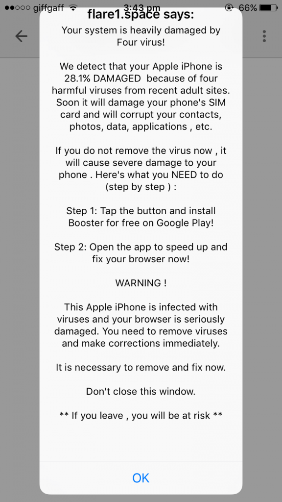 remove software update notification iphone