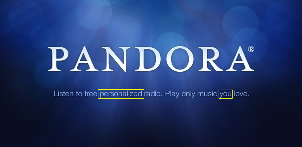 pandora music website sign in