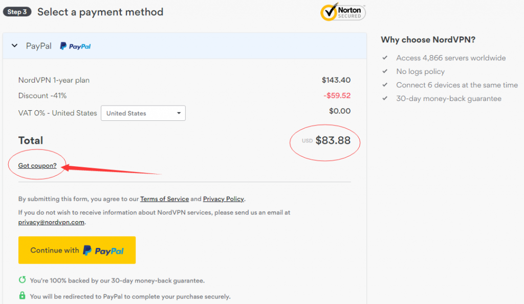 nordvpn discount coupon