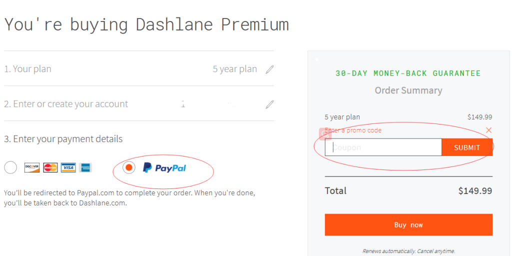 dashlane password manager promo code october 2018