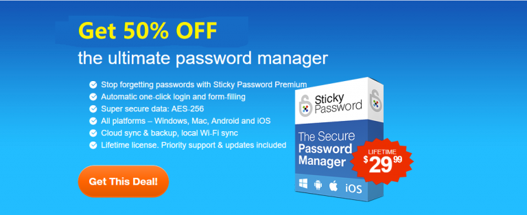 sticky password lifetime