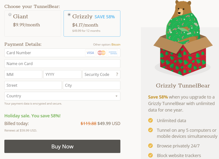 tunnelbear promo code