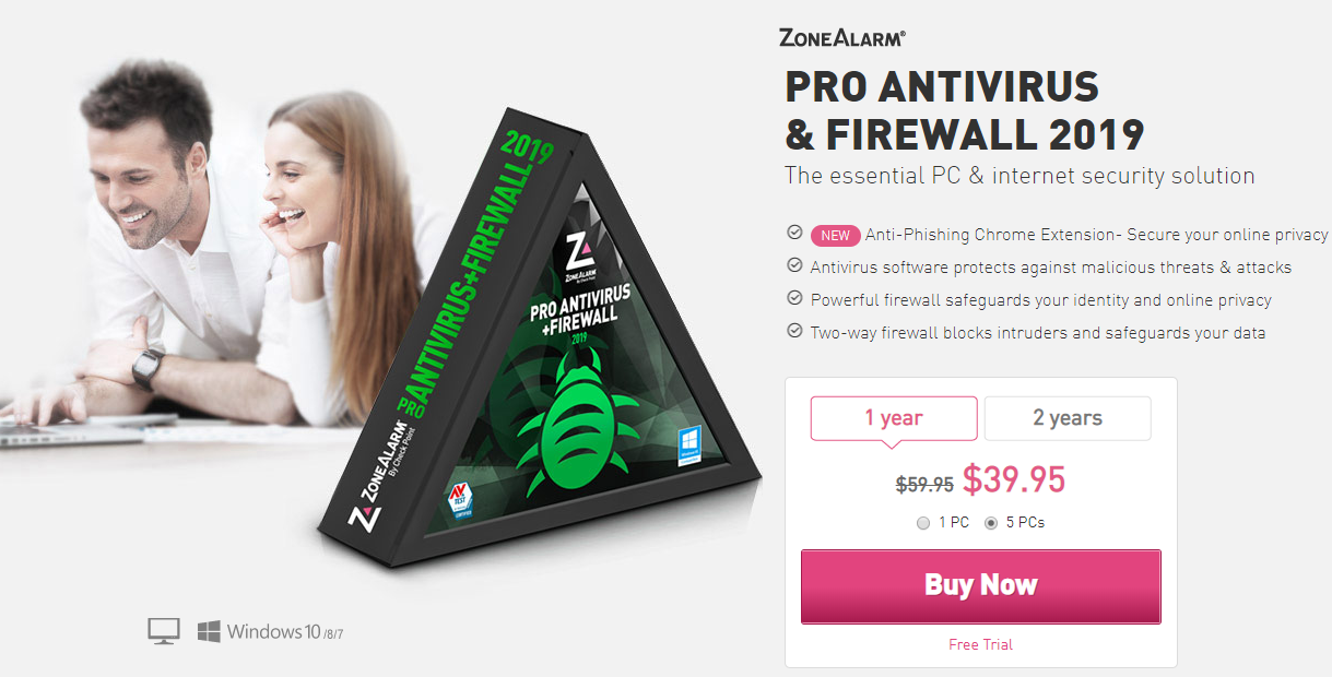 zonealarm pro antivirus firewall coupon