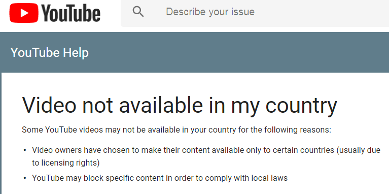 How to Watch YouTube Videos Not Available in Your Country