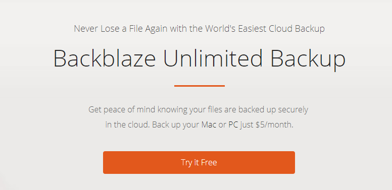 linux backblaze