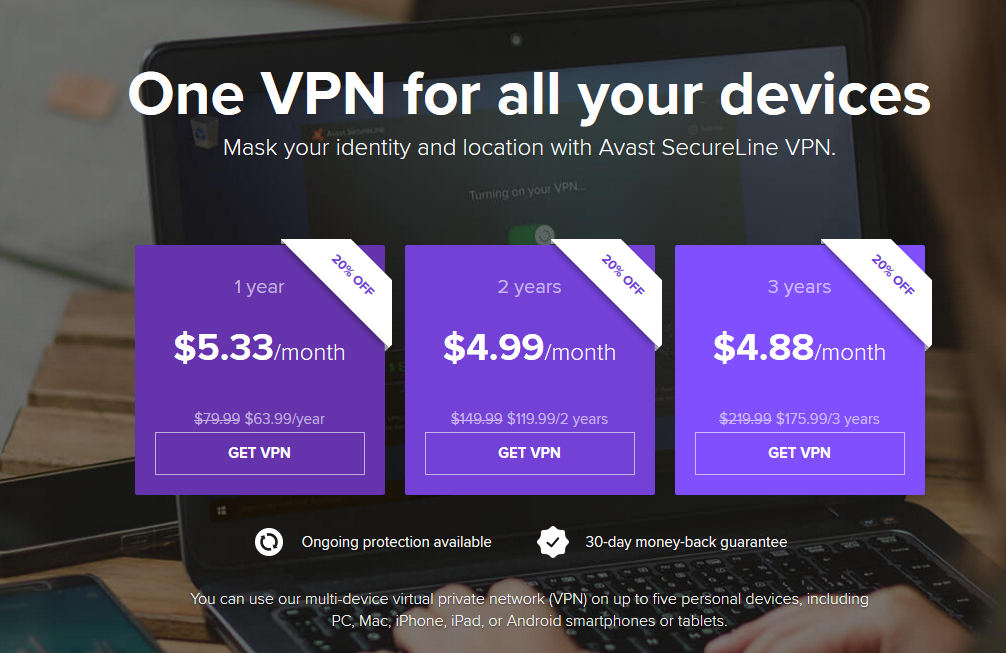 avast vpn voucher code