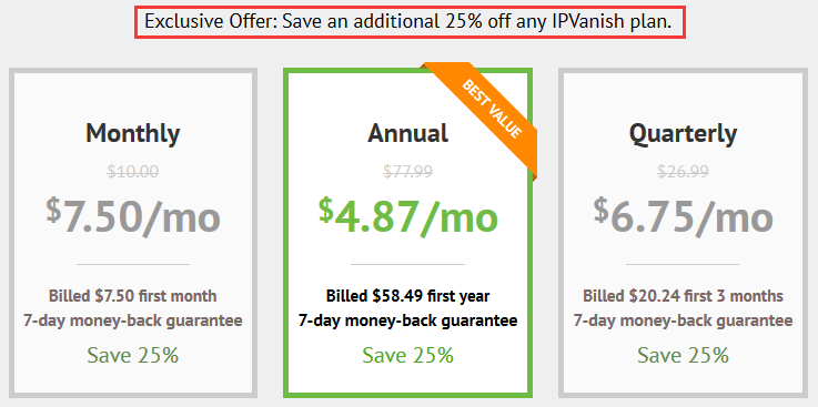 ipvanish promo code