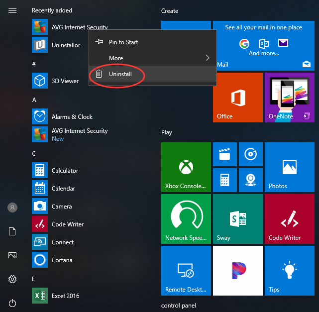 uninstall tool avg for mac