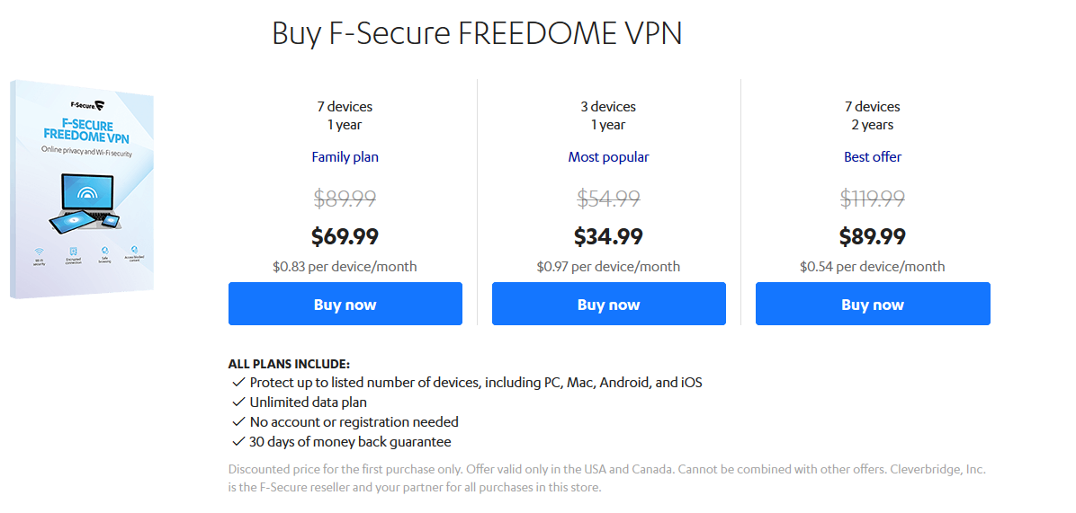 f secure freedome vpn