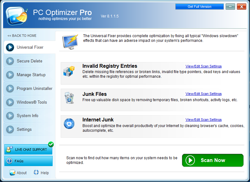 Optimizer 15.4 for windows instal