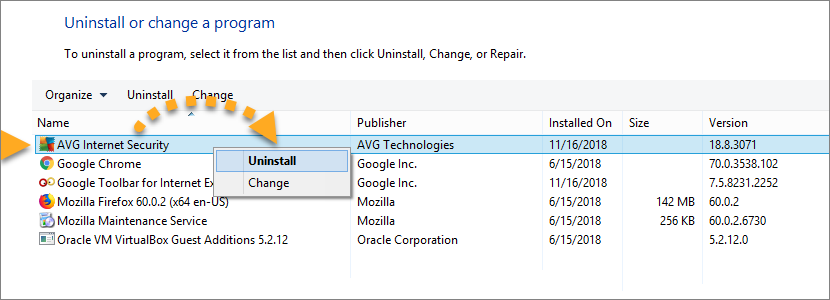 download avg removal tool for 64-bit