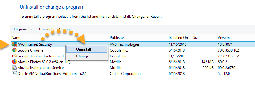 avg uninstall tool mac