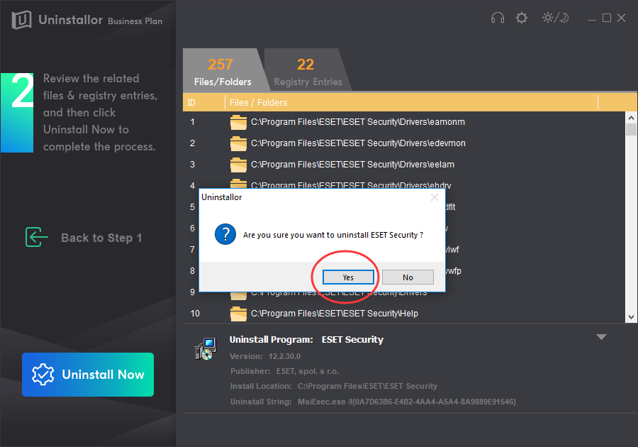 ESET Uninstaller 10.39.2.0 free