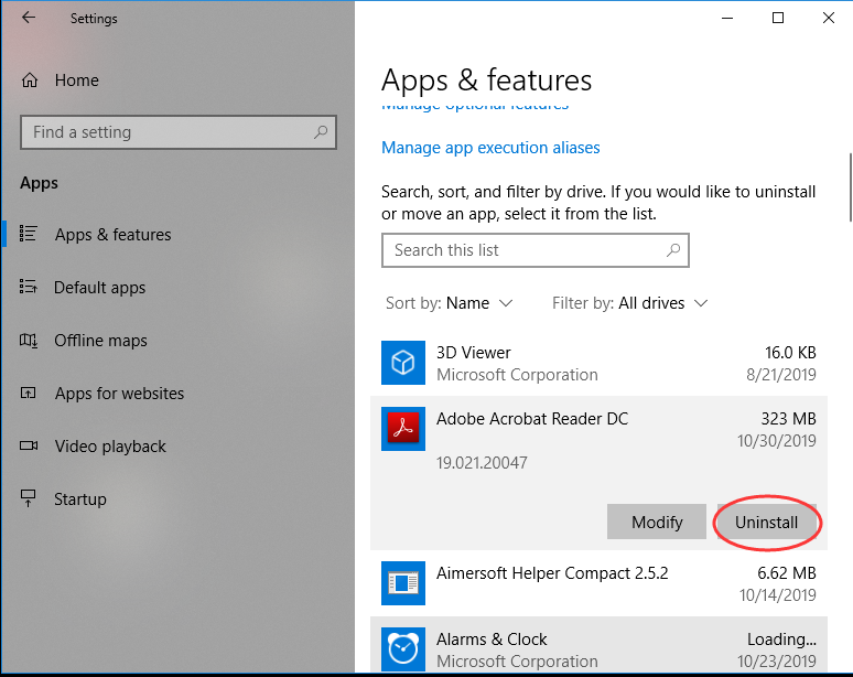 how to uninstall adobe acrobat dc windows 10 wont uninstall