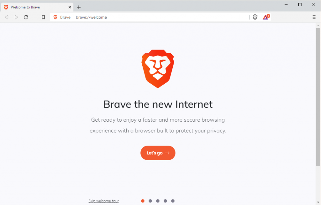 beta brave browser