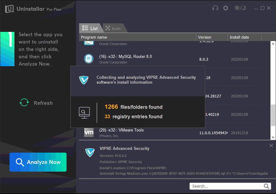 vipre uninstall tool download