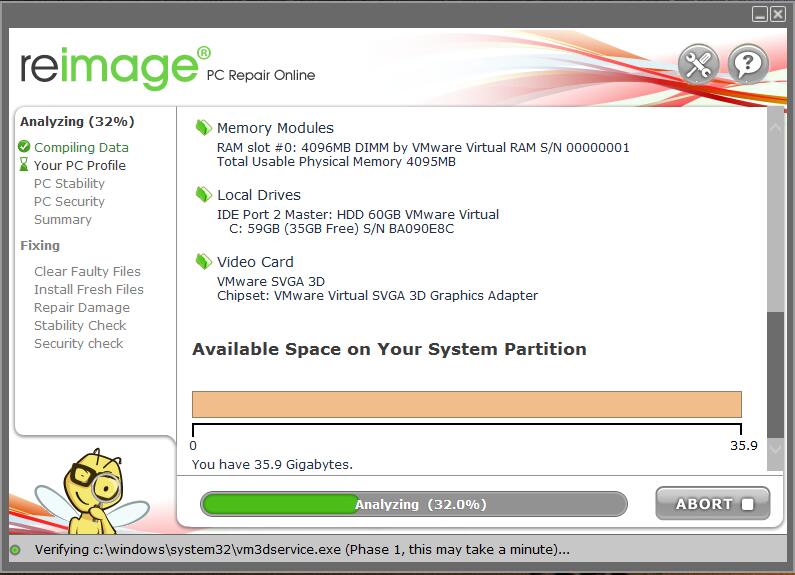 softwar compares reimage repair tool