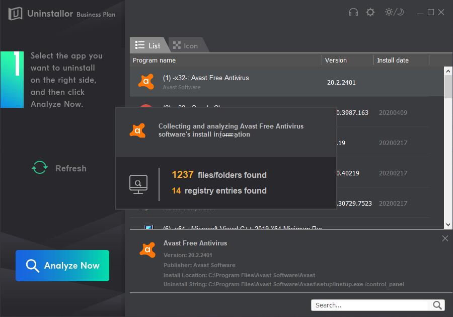 video showing how to uninstall avast antivirus