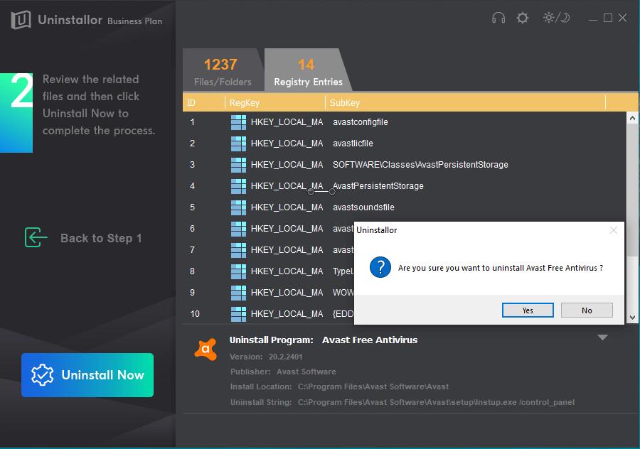 how to uninstall avast antivirus step by step