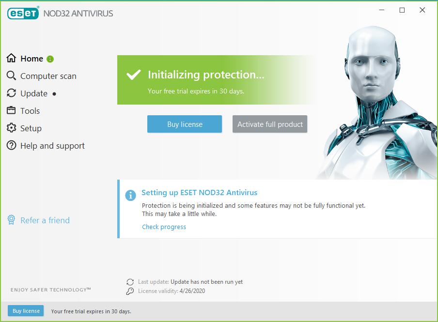 uninstall eset nod32 windows 7