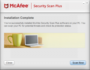 mcafee security scan plus uninstall tool