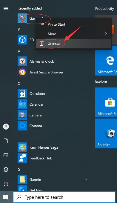 How to Uninstall Garmin Express Completely from Windows 10?