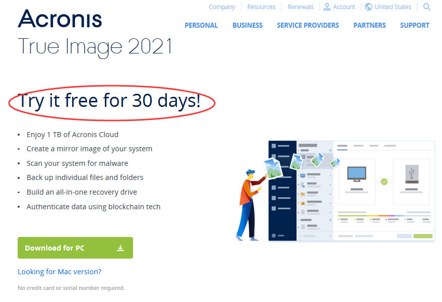 acronis true image 2021 trial download