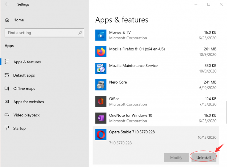 How To Uninstall Opera Browser Completely From Windows 10 